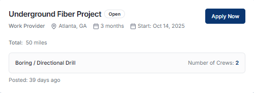 Post Projects Instantly